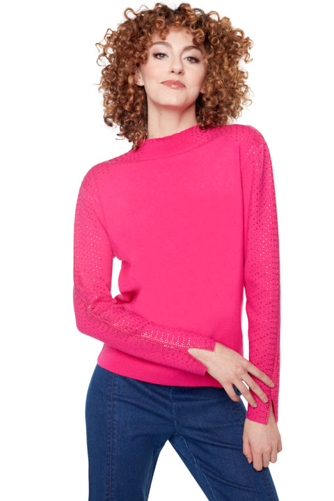 Carre Noir Fall 2023-6547-Sweater-Pink - The Coach Pyramids