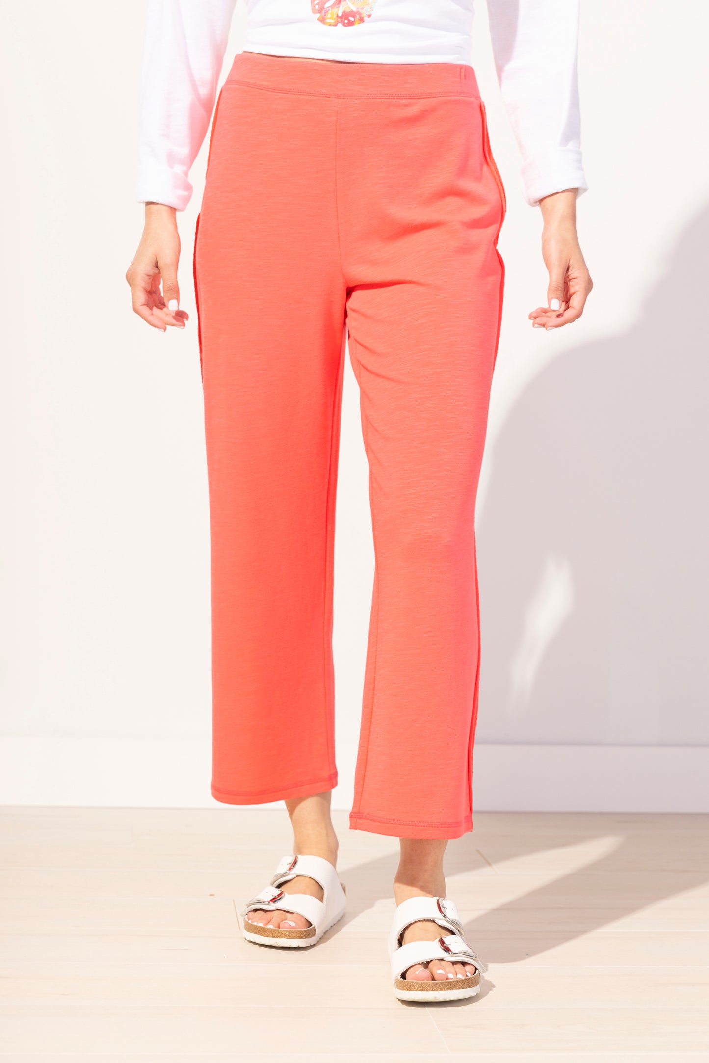 Habitat Escape Spring/Summer 2025-E66842-Water Front Pant-Coral - The Coach Pyramids
