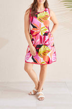 Tribal  Spring/Summer 2024-6895O-4302-Reversible Dress-Fruit Punch - The Coach Pyramids