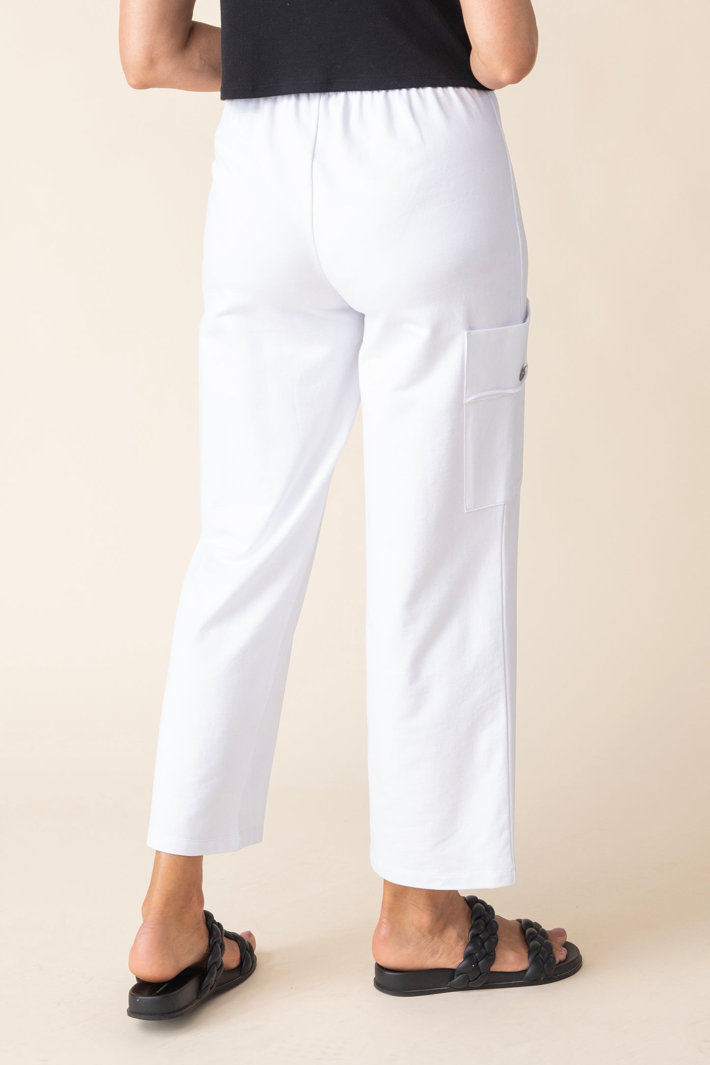 Habitat Spring/Summer 2025-H69368S5-Easy Pocket Pant-White - The Coach Pyramids