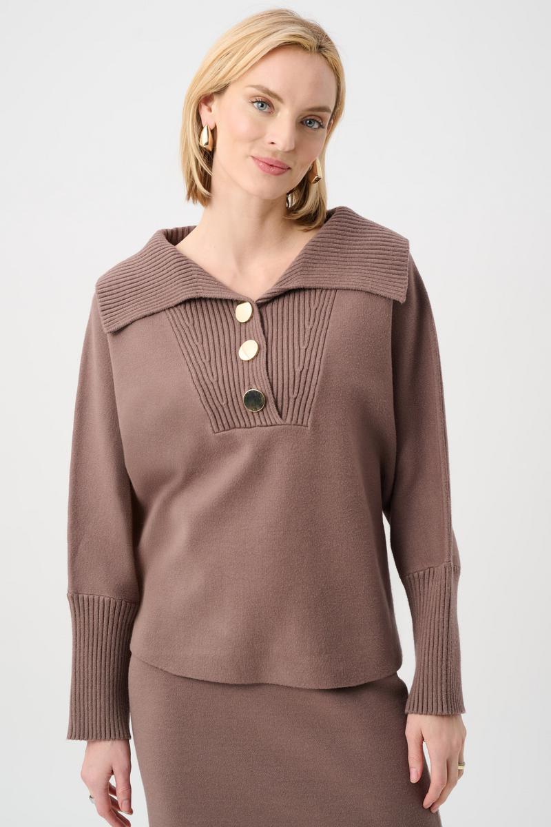 Joseph Ribkoff Fall 2026-263938-4463-Top-Mink - The Coach Pyramids