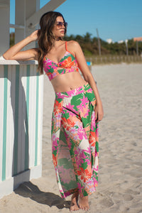 Tribal Spring/Summer 2025-7009XX-3880-XIX Palms-Wrap Pant-Cartagena - The Coach Pyramids
