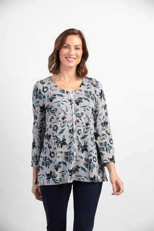 Habitat Fall/Winter 2023-H74315-Floral Tunic-Mirage - The Coach Pyramids