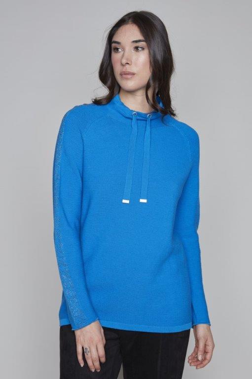 Carre Noir Fall 2024-7546-Top-Blue - The Coach Pyramids