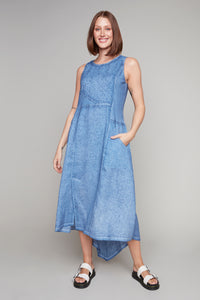 Carre Noir Spring 2025-7820-Dress-Blue - The Coach Pyramids