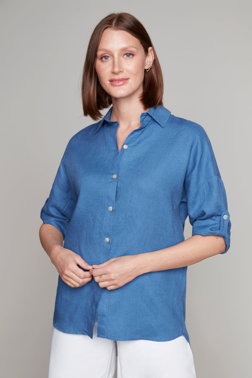 Carre Noir Spring 2025-7825-Shirt-Denim - The Coach Pyramids