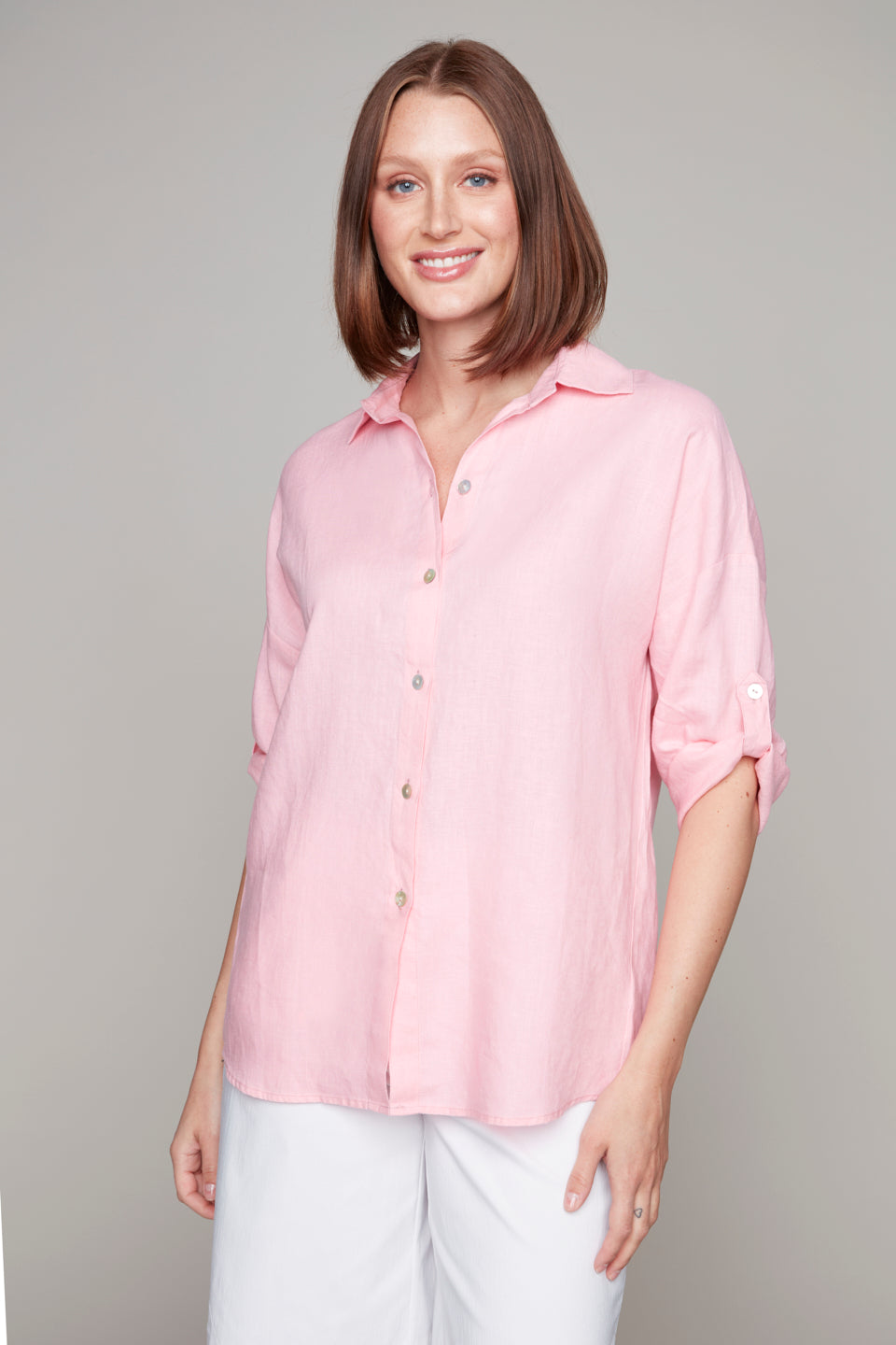 Carre Noir Spring 2025-7825-Shirt-Pink - The Coach Pyramids