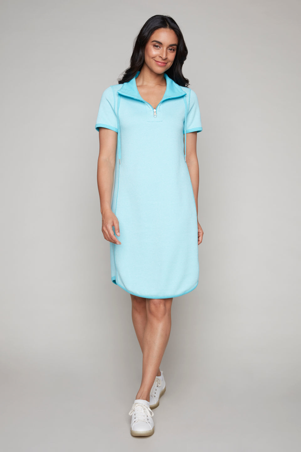 Carre Noir Spring 2025-7835-Dress-Aqua - The Coach Pyramids