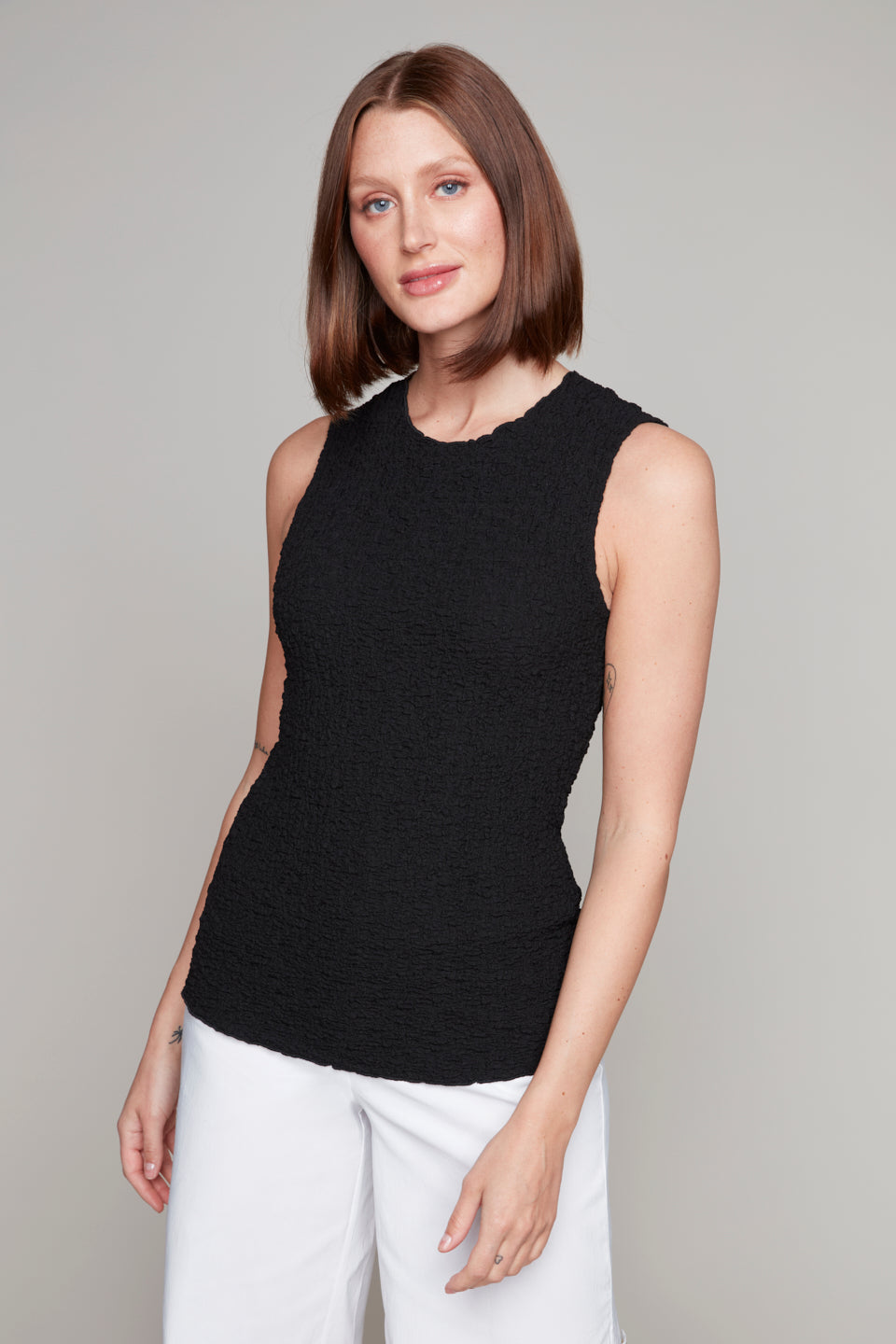 Carre Noir Spring 2025-7852-Tank-Black - The Coach Pyramids