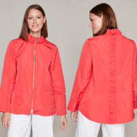 Carre Noir Spring 2025-7859-Jacket-Red - The Coach Pyramids