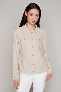 Carre Noir Spring 2025-7861-Jacket-Beige - The Coach Pyramids