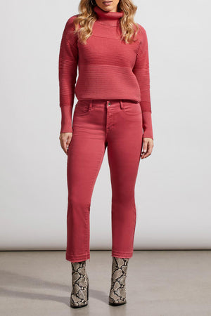 Tribal  Fall/Winter 2023-7862O/2020W-Crop Pant-Rose Wood - The Coach Pyramids