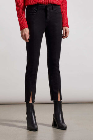 Tribal  Fall/Winter 2023-7874O/4900-Skinny Pant -Jet Black - The Coach Pyramids