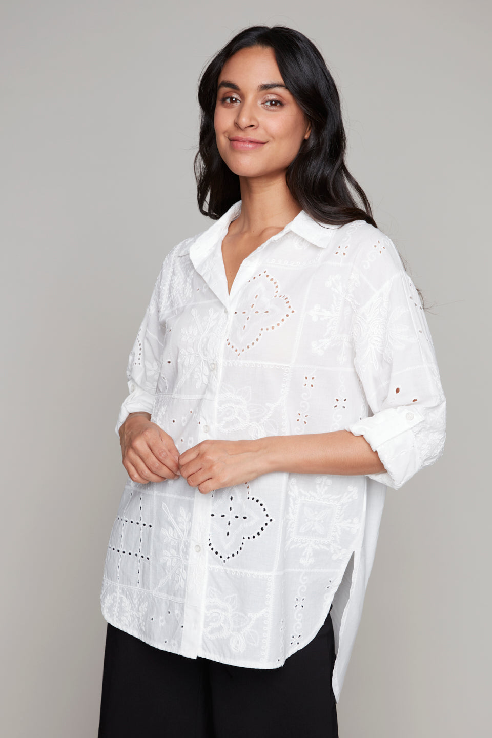 Carre Noir Spring 2025-7877-Blouse-A/S - The Coach Pyramids