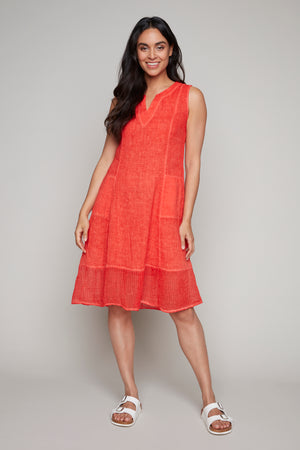 Carre Noir Spring 2025-7881-Dress-Orange