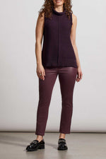 Tribal  Fall/Winter 2023-7917O/4824- Slim Crop Pant -Red Wine - The Coach Pyramids