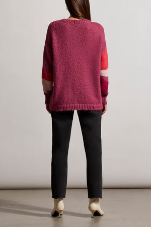 Tribal  Fall/Winter 2023-7949O/4862- Sweater -Dusty Plum - The Coach Pyramids