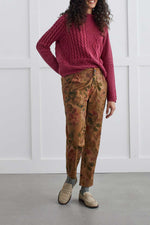 Tribal  Fall/Winter 2023-7993O/4815P-Audrey Pants-Teak Wood - The Coach Pyramids