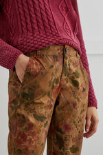 Tribal  Fall/Winter 2023-7993O/4815P-Audrey Pants-Teak Wood - The Coach Pyramids