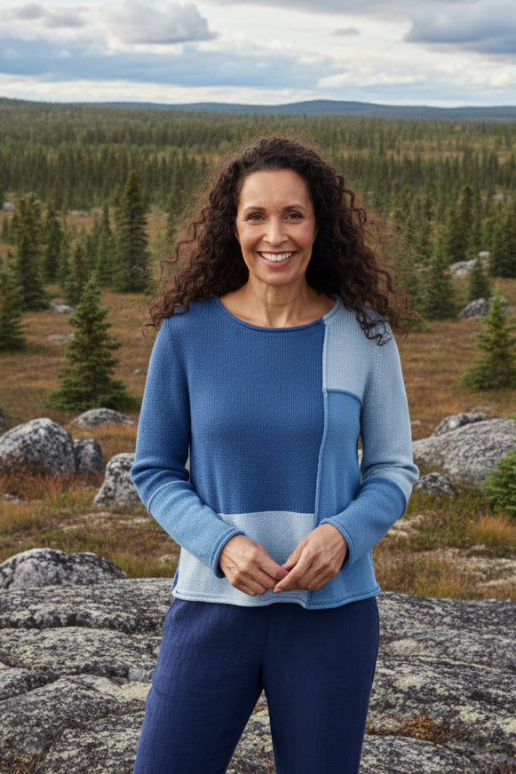 Habitat-H81255-Block Party Sweater-Harbor - The Coach Pyramids