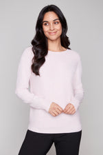 Carre Noir Fall/Winter 2025-8177-852C-Knit Sweater-Pink - The Coach Pyramids