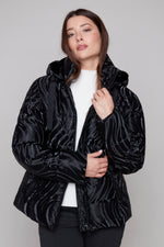 Carre Noir Fall/Winter 2025-8186-058C-Woven Jacket-Black - The Coach Pyramids