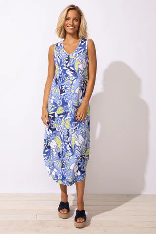 Habitat Escape-E83406-Sleeveless Seamed Dress-Resort - The Coach Pyramids