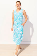 Habitat Escape Spring/Summer 2025-E84506-Sleeveless Seamed Dress-Maui