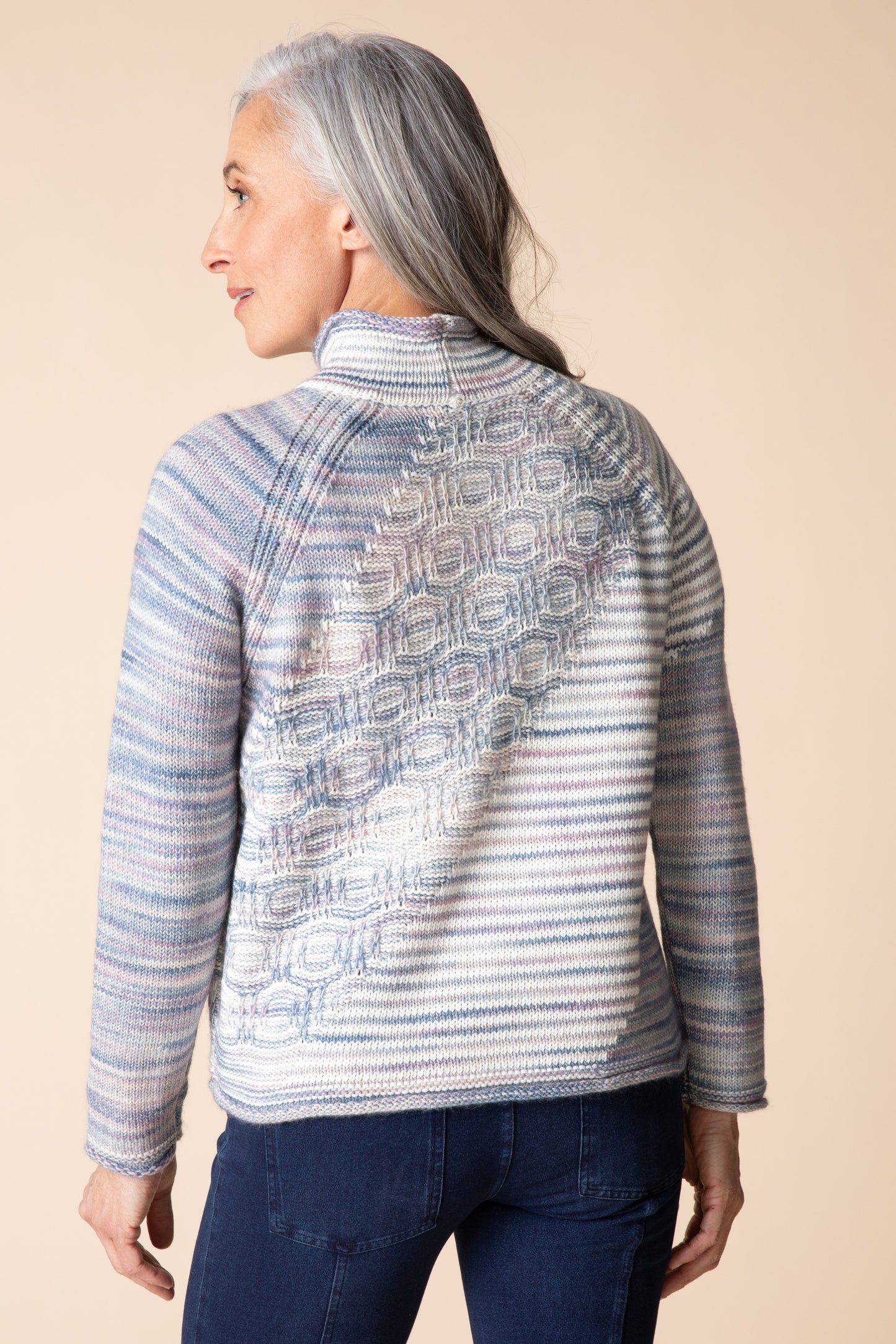 Habitat-H88829-Mixed Stitch Pullover-Harbor - The Coach Pyramids