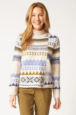 Habitat Fall/Winter 2025-H89720-Snow Drift Sweater-Dove - The Coach Pyramids