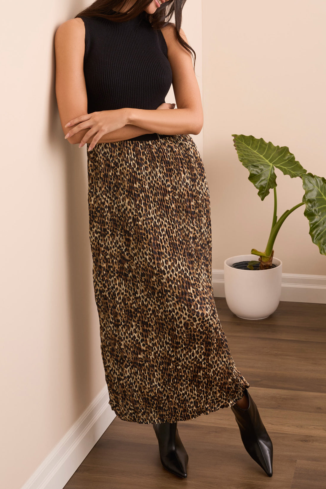 Tribal Fall 2025-905O-8274-Sleeveless Maxi Dress W/Lining-Black - The Coach Pyramids