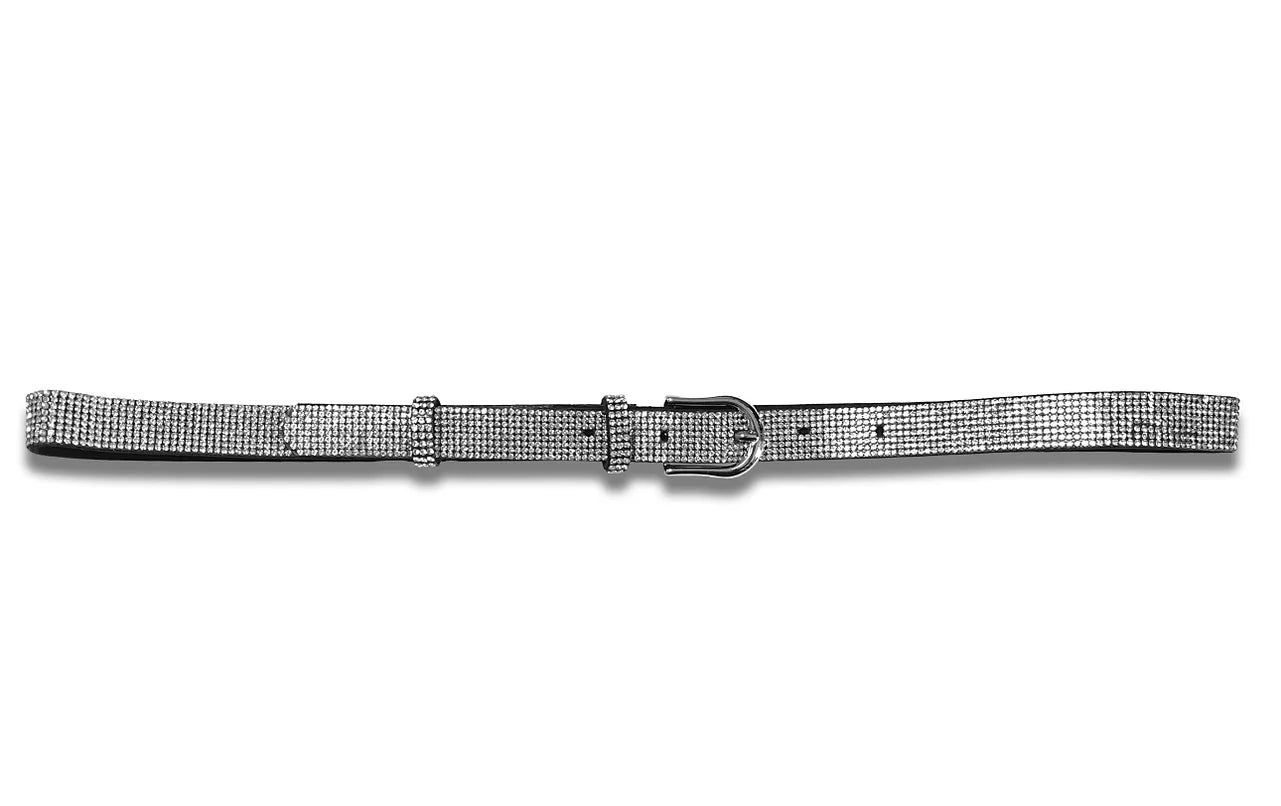Frank Lyman-A26801-Woven Belt-Black/Silver - The Coach Pyramids