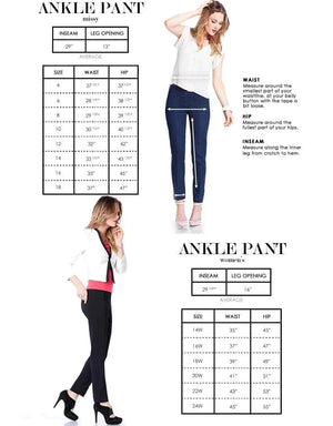 Multiples-Fall/Winter 2025-M2623PF5-P/O Solid Ankle Pant W/Pockets-Charcoal - The Coach Pyramids