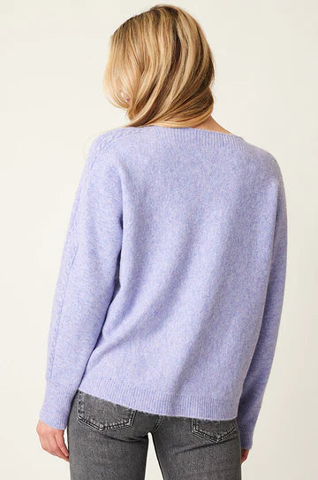 Parkhurst- Fall/Winter 2024-15711-Z30-Vacation Time Sweater-Lilac - The Coach Pyramids