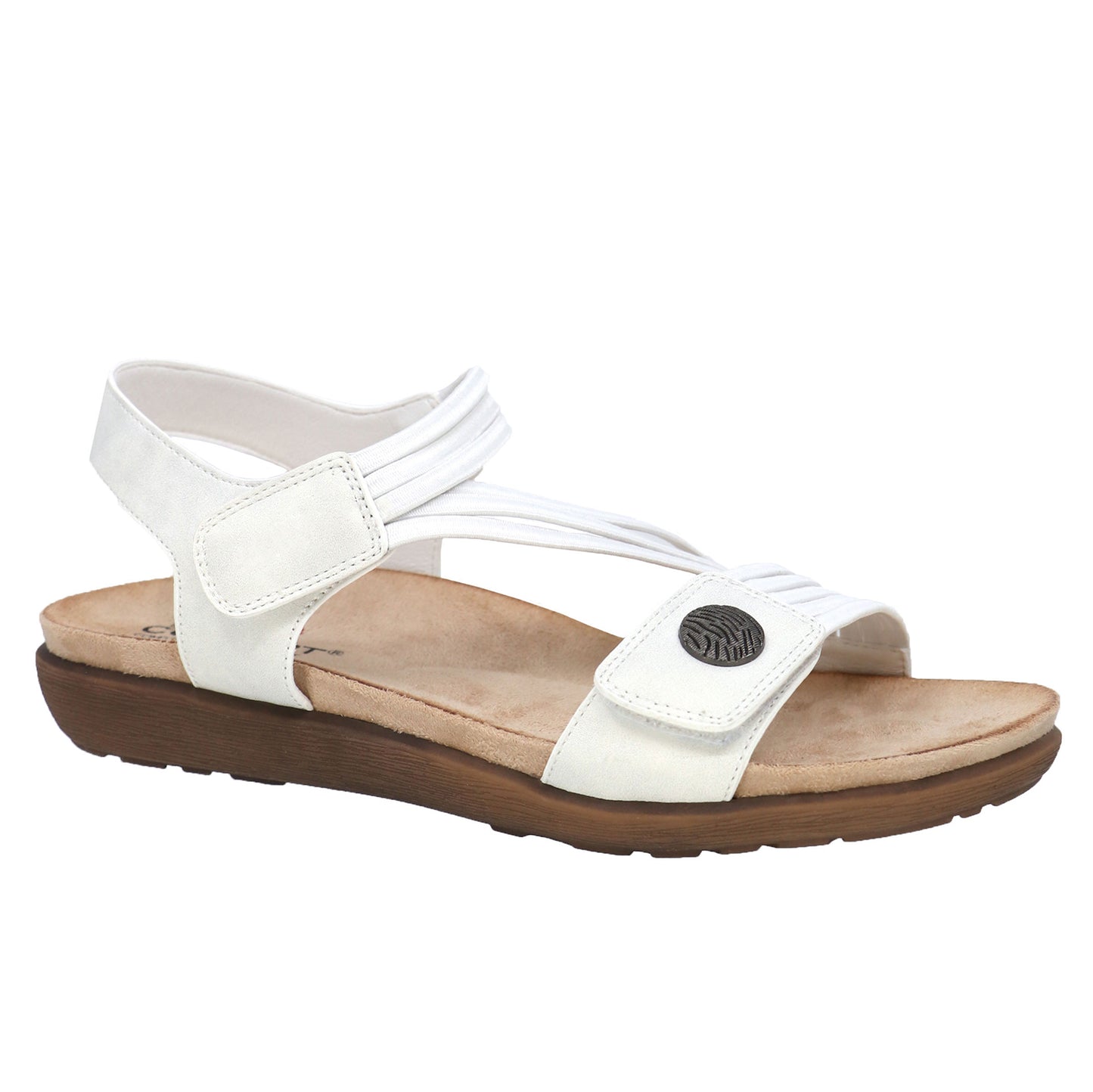 Shoe Max-S26-Brianna 06 Lady Comfort-Shoes-White - The Coach Pyramids