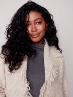 Charlie B Fall 2023-C2533-635B-Cardigan-Almond - The Coach Pyramids