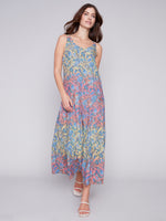 Charlie B Spring/Summer 2024-C3169P-510B-Sleeveless Maxi Dress-Glory - The Coach Pyramids