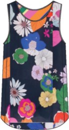 Charlie B Spring/Summer 2024-C4317XP-788A-Reversible Cami-Gardenia - The Coach Pyramids