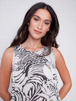 Charlie B Spring/Summer 2024 -C4512P-808B-Sleeveless Top-Wilderness - The Coach Pyramids