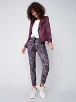 Charlie B Fall 2023-C5226RR-157B-Pull On Pant-Paisley - The Coach Pyramids