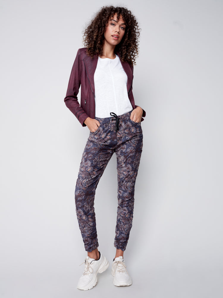 Ladies MONACO trousers POOLSIDE PAISLEY – Shiwi