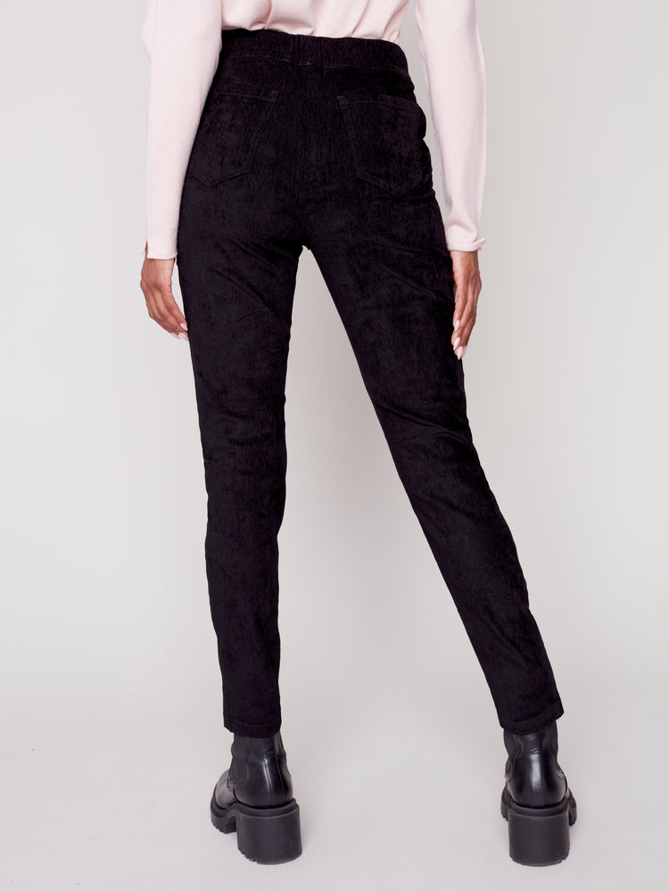 Charlie B Fall 2023-C5438-663B-Jogger  Pant-Black - The Coach Pyramids