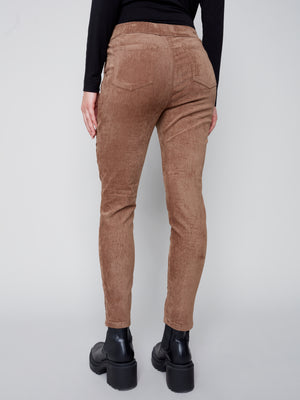 Charlie B Fall 2023-C5438-663B-Jogger  Pant-Truffle - The Coach Pyramids