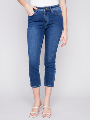 Charlie B Spring/Summer 2024-C5516-431A-Denim Pant-Indigo - The Coach Pyramids