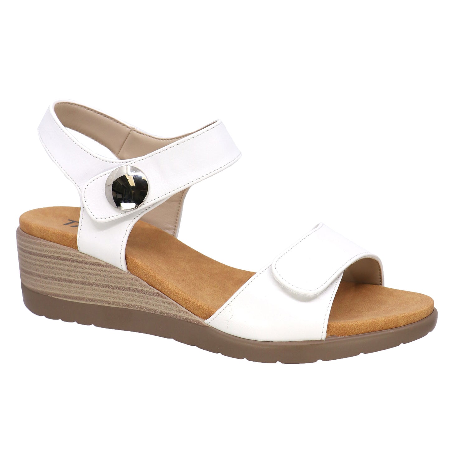 Shoe Max-S26-Debbie 03 Taxi-Shoes-White - The Coach Pyramids