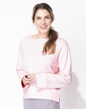 Habitat Escape Fall 2024-E13205-Snuggly Pullover-Pink