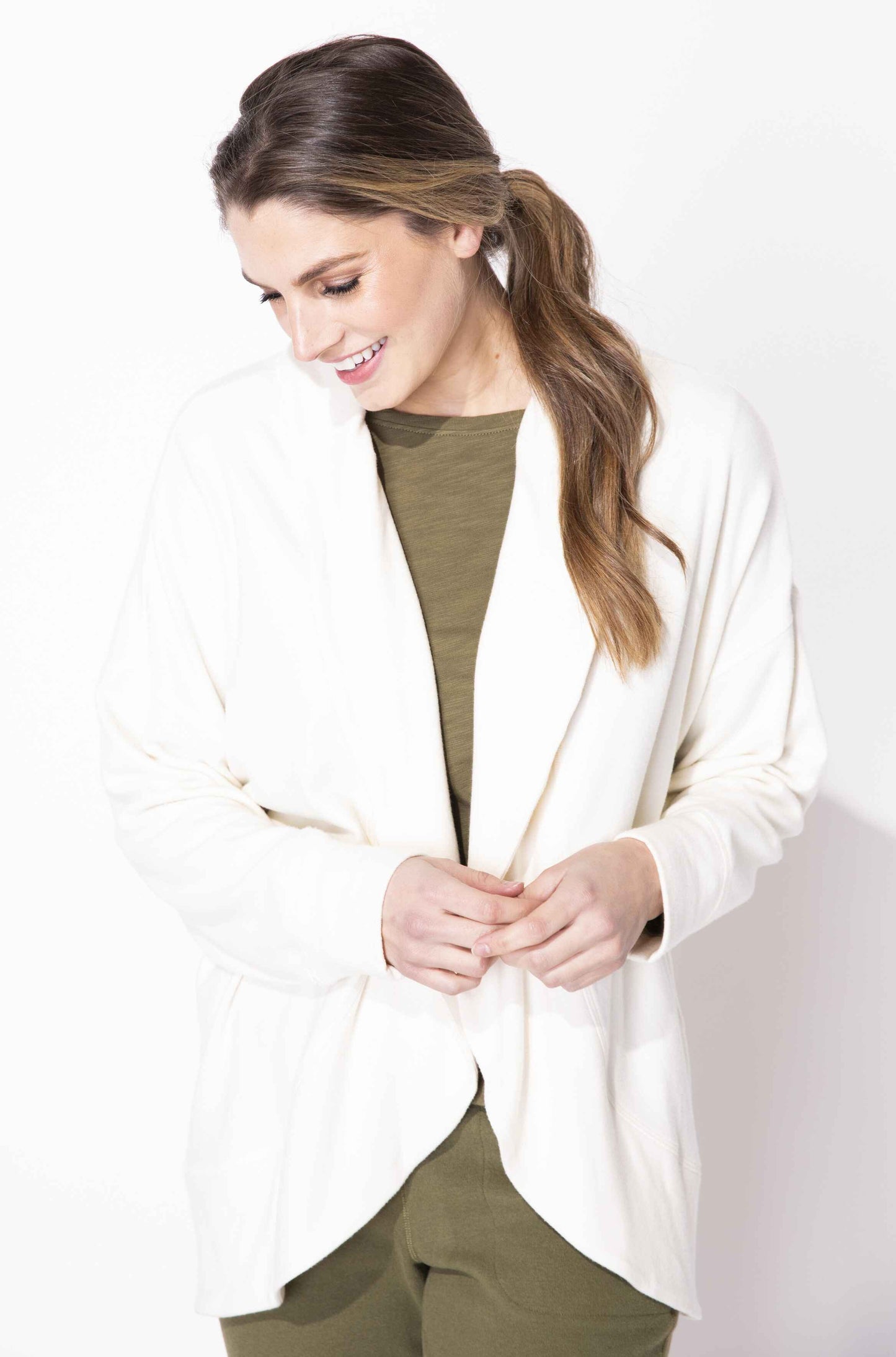 Habitat Escape Fall 2024-E13207-Cocoon Jacket-Ivory - The Coach Pyramids