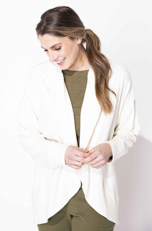 Habitat Escape Fall 2024-E13207-Cocoon Jacket-Ivory