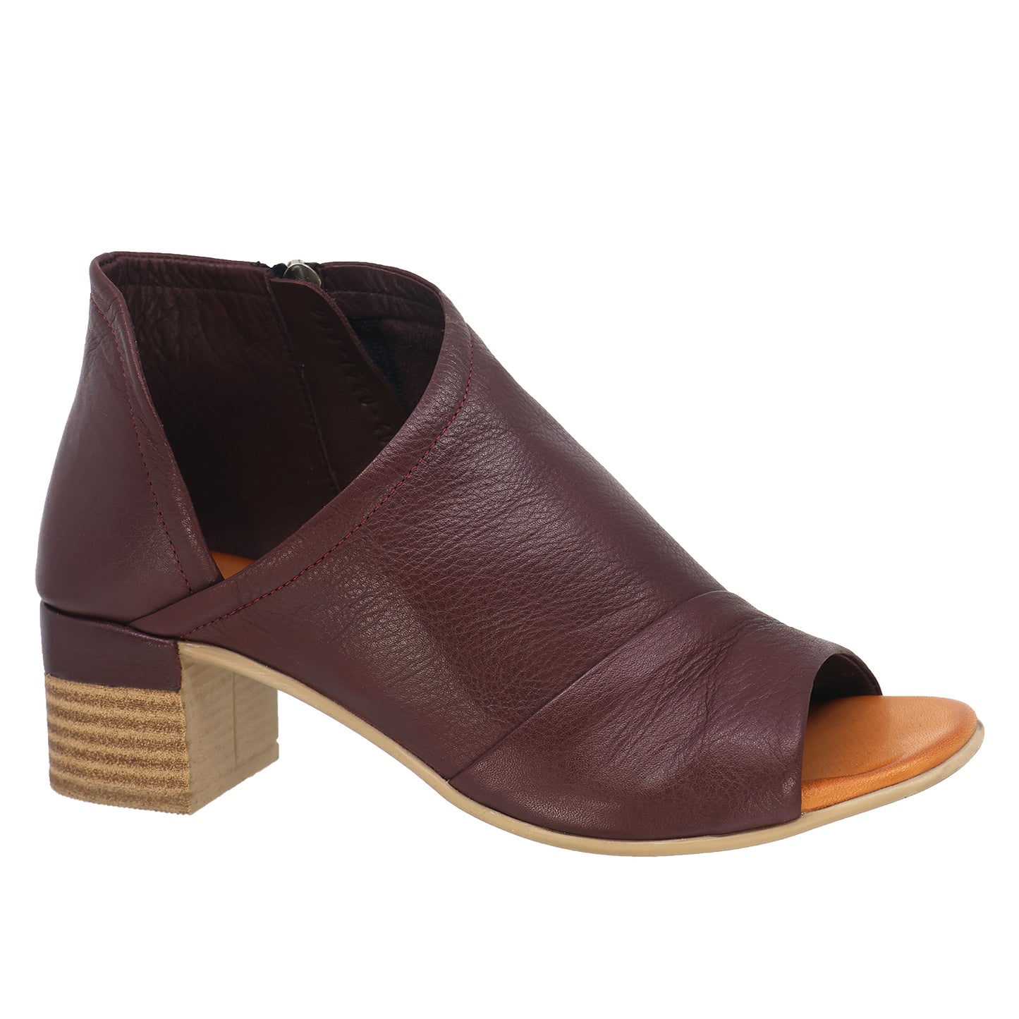 Shoe Max Spring/Summer-2025-S25-Gia 01 Everly-Leather Shoes-Bordo - The Coach Pyramids