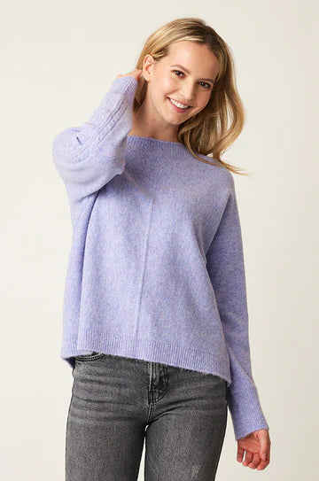 Parkhurst- Fall/Winter 2024-15711-Z30-Vacation Time Sweater-Lilac - The Coach Pyramids